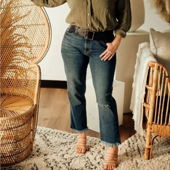 Anthropologie Modern American Highland distressed jeans in size 28 - Picture 2 of 12